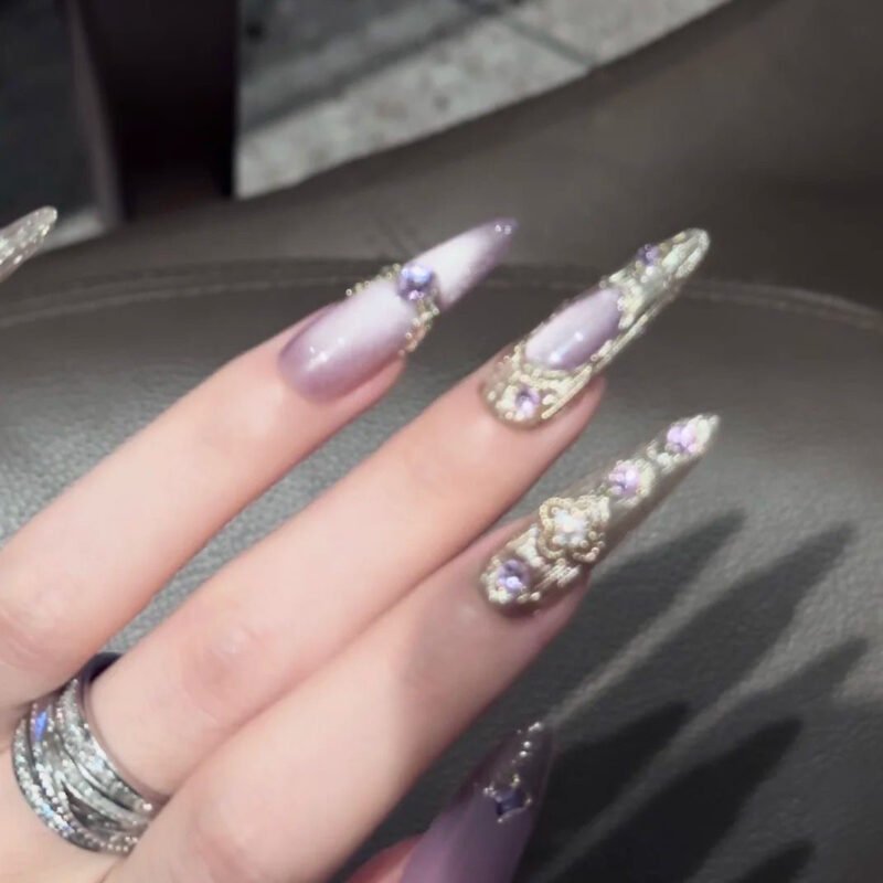 Fluorescent high-end nail art - 图片 4