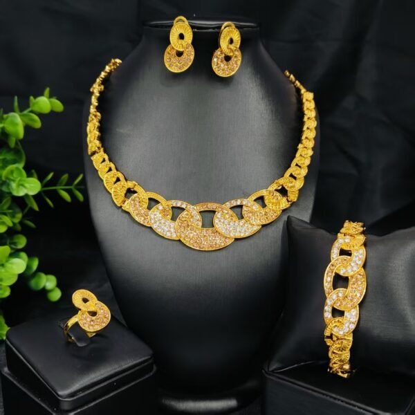 Wholesale Bridal Jewelry 24K Plated