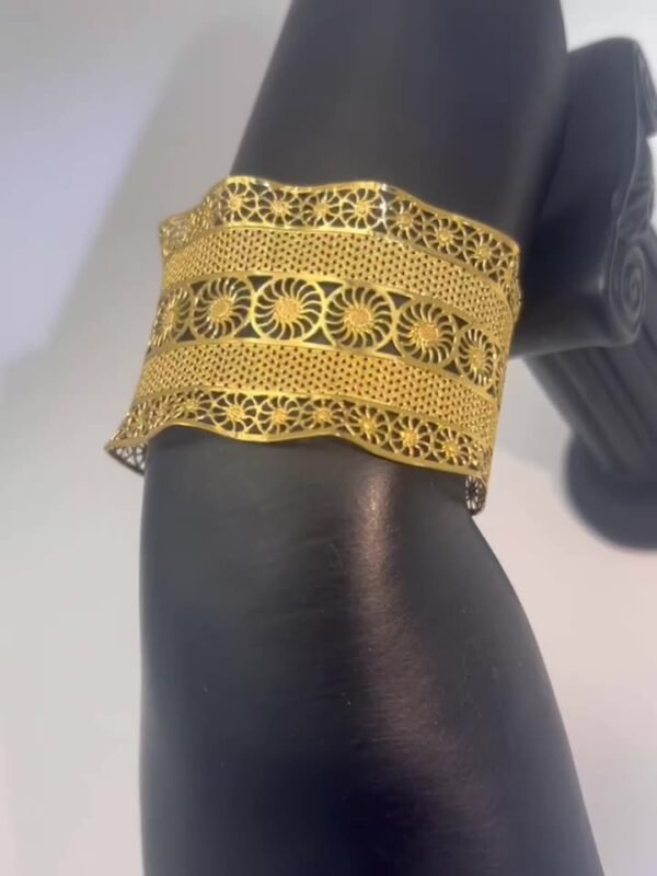 24K gold-plated bridal jewelry - 图片 3