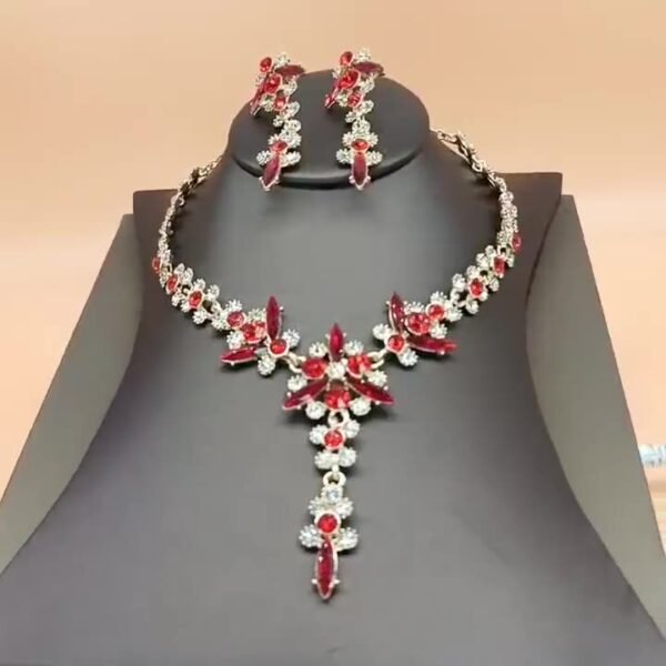 Sparkling Jewelry Sets with Matching Necklace and Ring - 图片 9