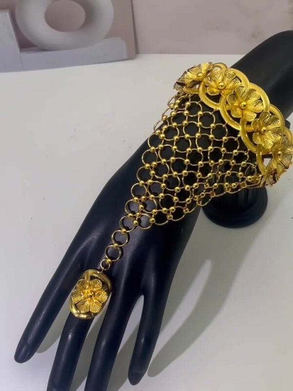 High-End Arabic Style Gold Jewelry Set