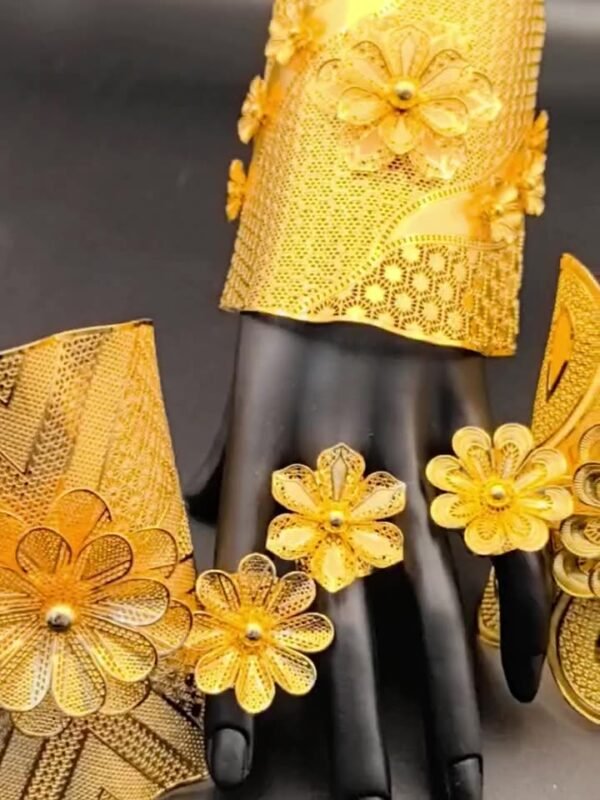 Arabic Gold Wedding Set - 图片 6