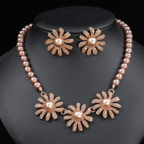 Wedding pearl jewelry set - 图片 3