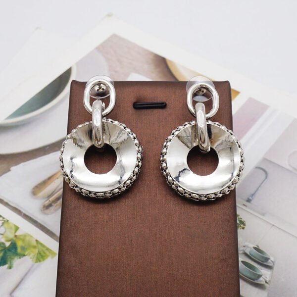 Tribal Alloy Earrings for Women – Ethnic Dangle Jewelry - 图片 5