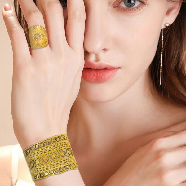 24K gold-plated bridal jewelry