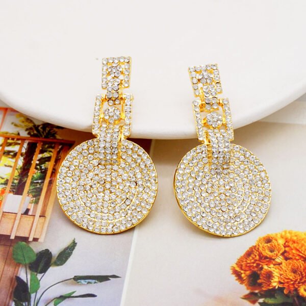 Elegant Alloy Drop Earrings – Inspired by Global Cultures