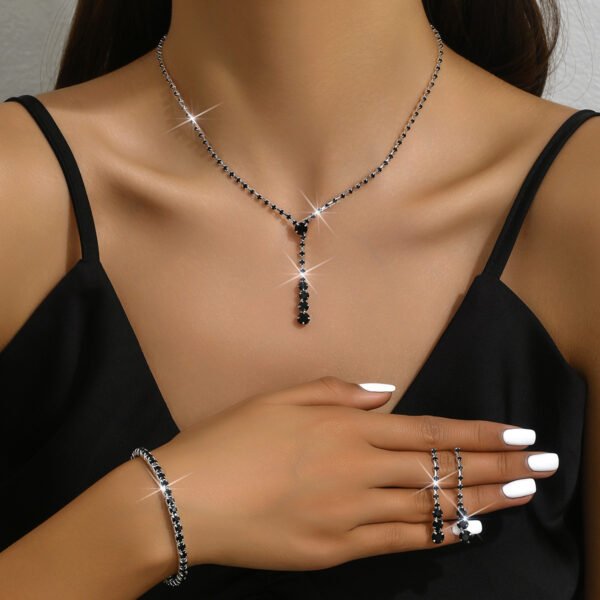Sparkling Jewelry Sets with Matching Necklace and Ring