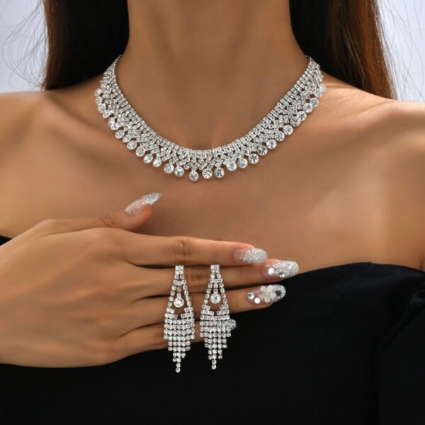 Sparkling Jewelry Sets Wholesale with Matching Earrings and Ring