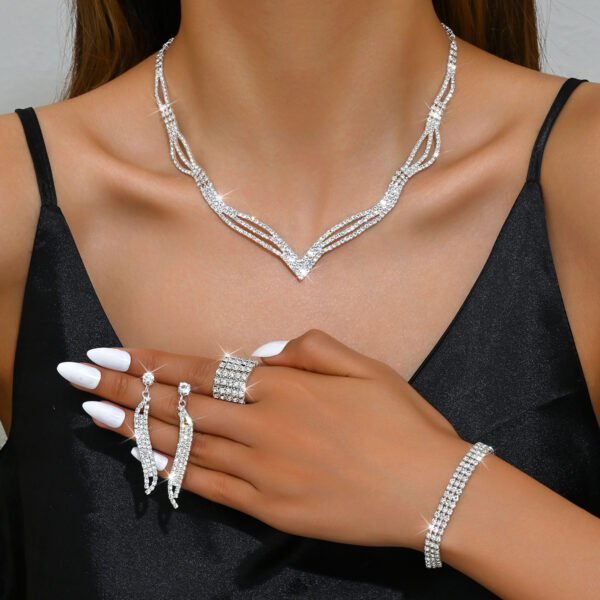 Cheap Sparkling Jewelry Sets for Export to South America - 图片 8
