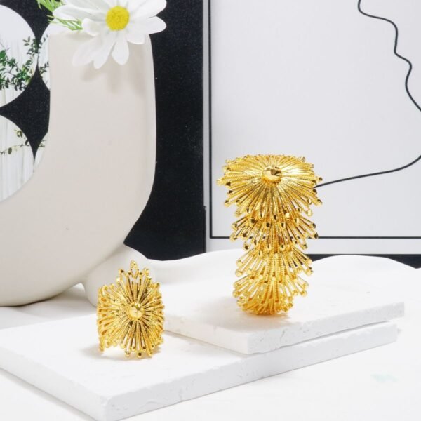Arabic bridal gold accessories - 图片 4