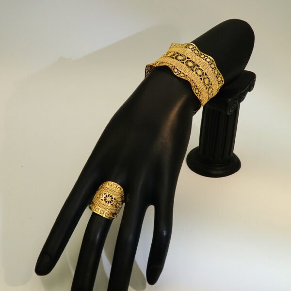 24K gold-plated bridal jewelry - 图片 2