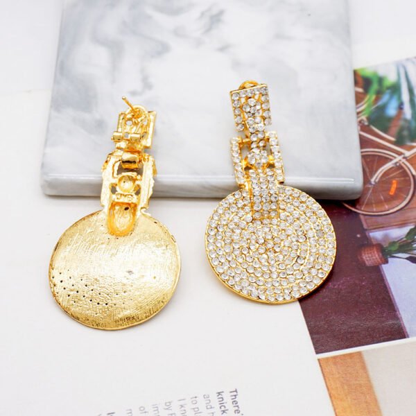 Elegant Alloy Drop Earrings – Inspired by Global Cultures - 图片 4