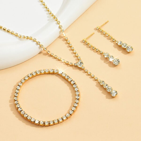 Sparkling Jewelry Sets with Matching Necklace and Ring - 图片 6