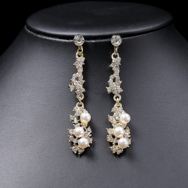 Statement pearl necklace set - 图片 2