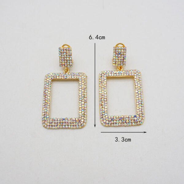 Ethnic Alloy Hoop Earrings – Festival Ready Jewelry for Women - 图片 3