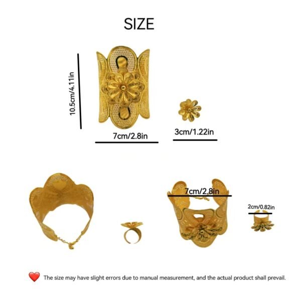Arabic Gold Wedding Set - 图片 3