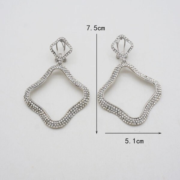 Lightweight Alloy Dangle Earrings – Bohemian Tribal Style - 图片 3