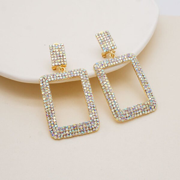 Ethnic Alloy Hoop Earrings – Festival Ready Jewelry for Women - 图片 2