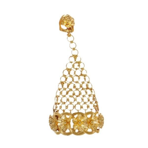 High-End Arabic Style Gold Jewelry Set - 图片 4