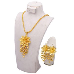 Arab Style Jewelry Set Gold Plated