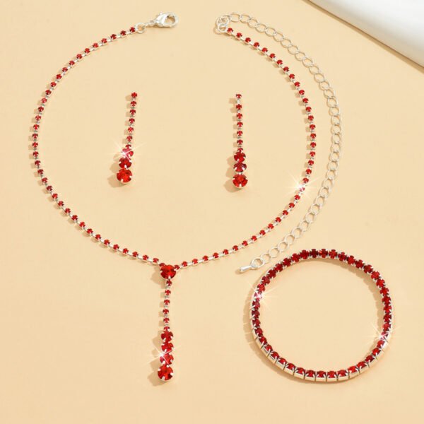 Sparkling Jewelry Sets with Matching Necklace and Ring - 图片 14