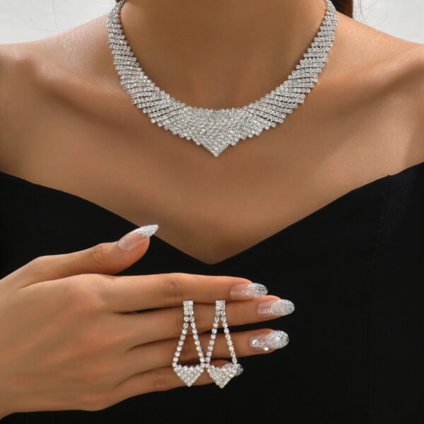 Sparkling Jewelry Sets Wholesale with Matching Earrings and Ring - 图片 8