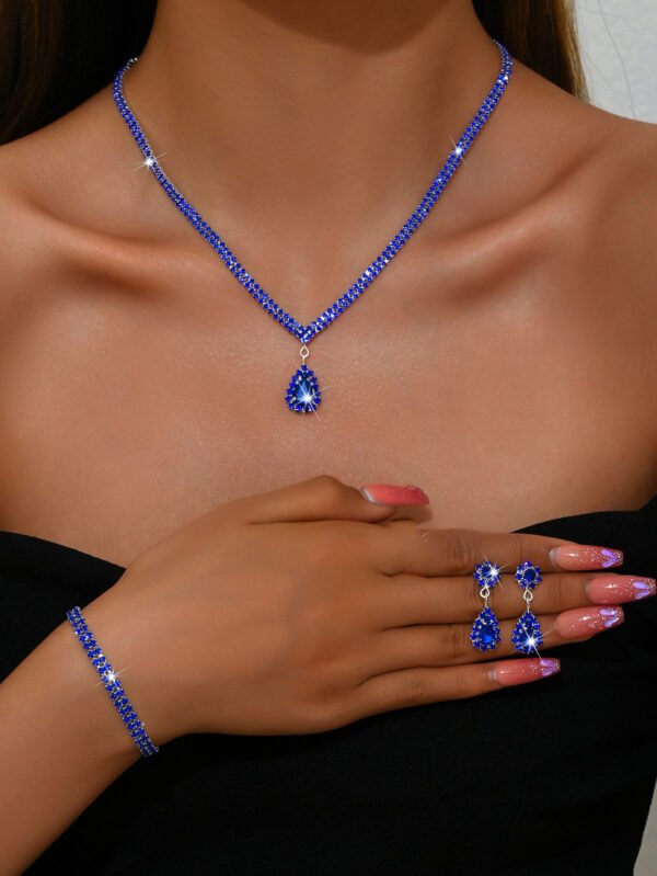 Wholesale Low Price Sparkling Jewelry Sets for Africa Market - 图片 4
