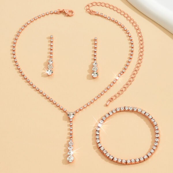 Sparkling Jewelry Sets with Matching Necklace and Ring - 图片 11
