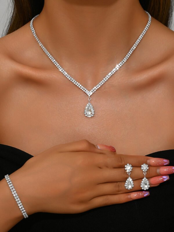 Wholesale Low Price Sparkling Jewelry Sets for Africa Market - 图片 2