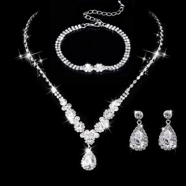 Sparkling Jewelry Sets with Matching Necklace and Earrings Wholesale - 图片 6